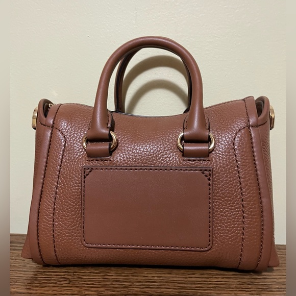 MICHAEL KORS CARINE EXTRA-SMALL PEBBLED LEATHER SATCHEL - Picture 5 of 8